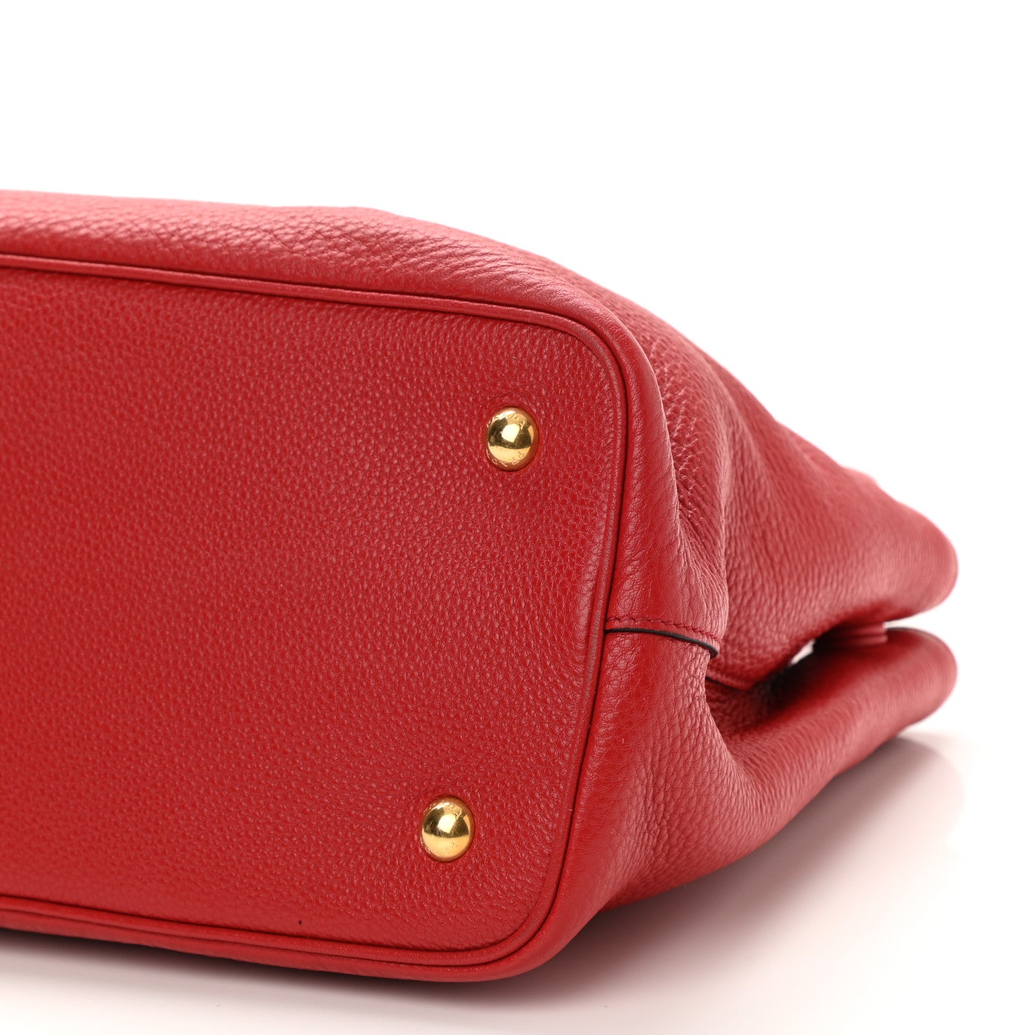 Prada Vitello Phenix Top Handle Bag Rosso 10 of 10