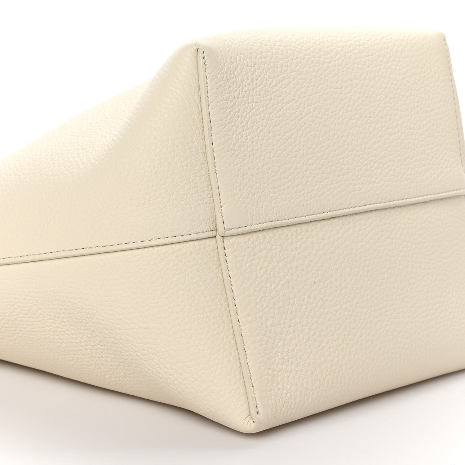 The Row Grained Calfskin Medium N/S Park Tote Ivory 8 of 9