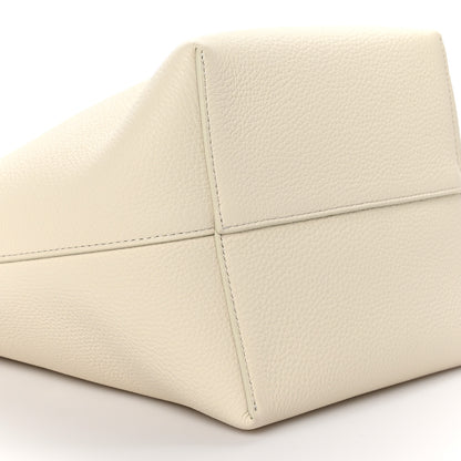 The Row Grained Calfskin Medium N/S Park Tote Ivory 8 of 9