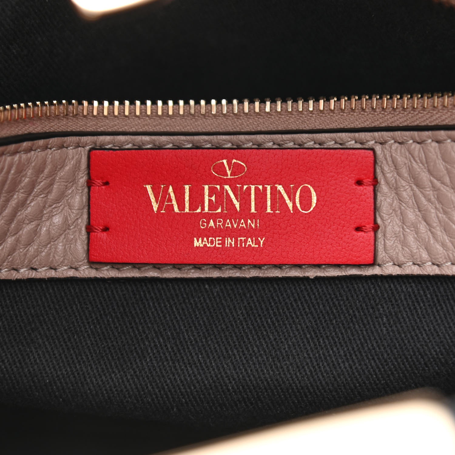 Valentino Garavani Pebbled Calfskin Small Rockstud Flip Lock Hobo Poudre 6 of 10