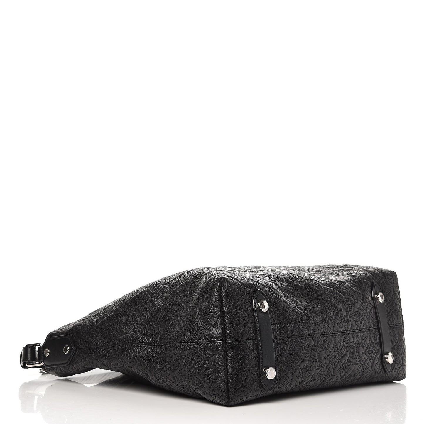 Monogram Lambskin Antheia Hobo PM Black