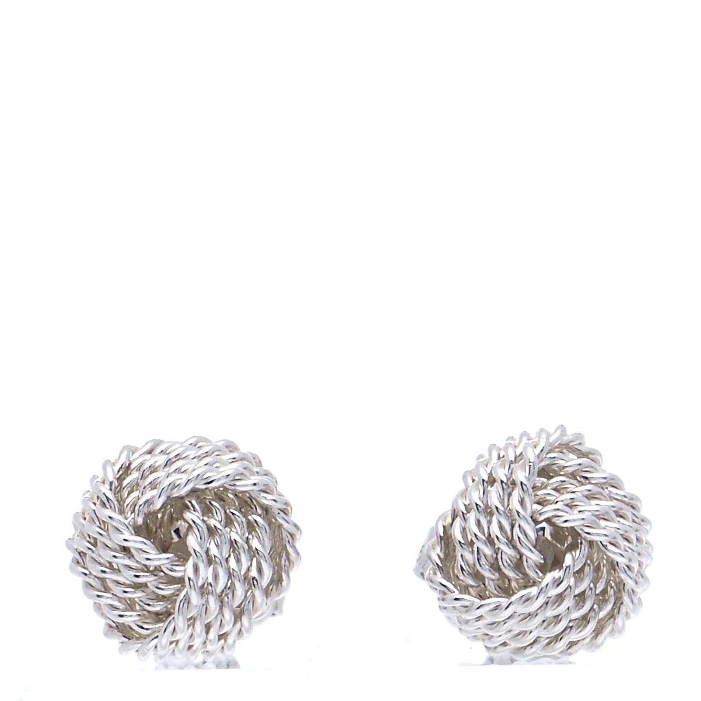 Sterling Silver Twist Knot Earrings