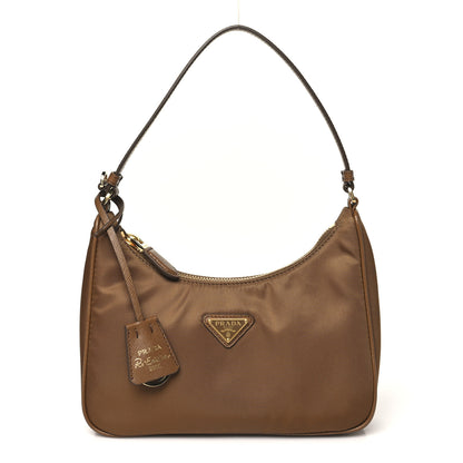 Prada Re-Nylon Saffiano Mini Re-Edition 2005 Bag Brandy 1 of 9