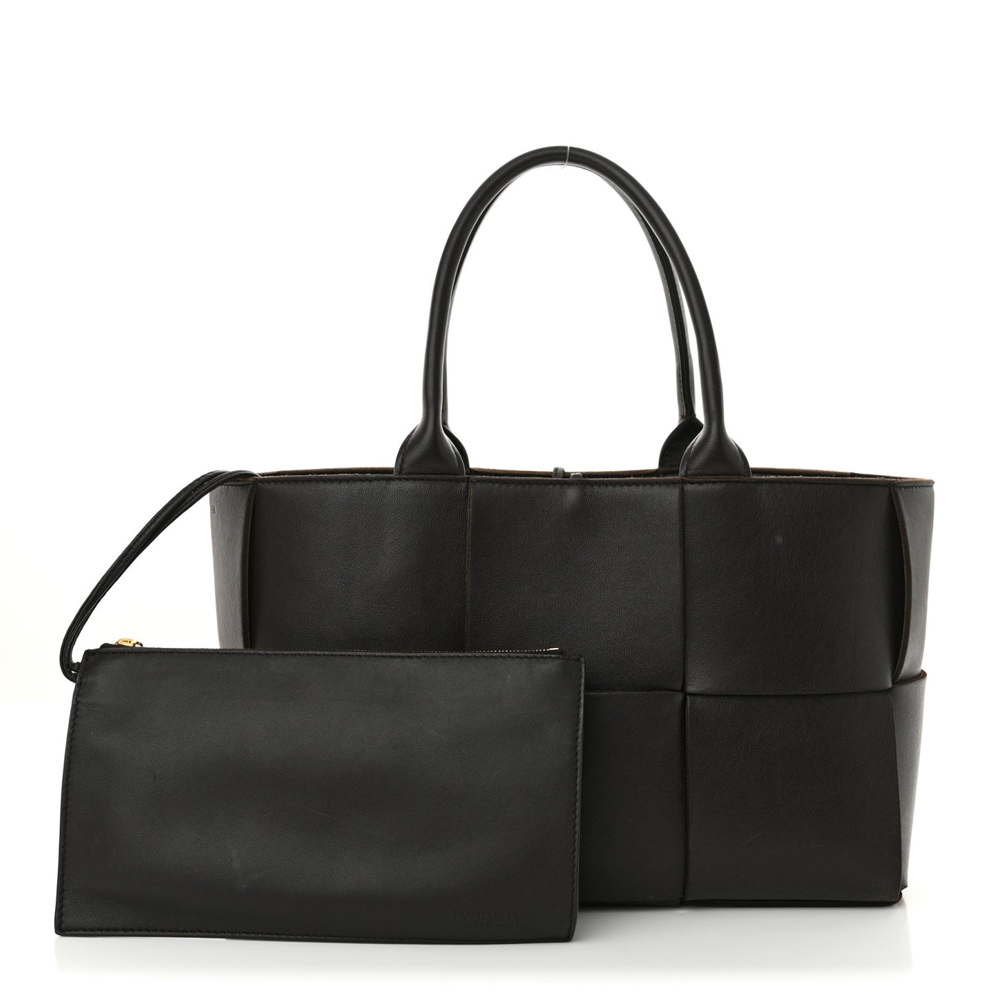 Nappa Maxi Intrecciato Small Arco Tote Fondant