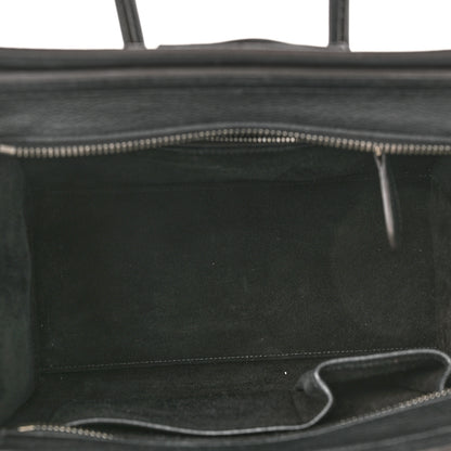 Celine Drummed Calfskin Micro Luggage Black 5 of 16