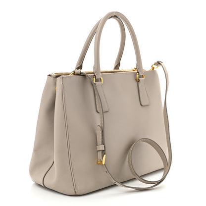 Prada Saffiano Medium Galleria Double Zip Tote Pomice 3 of 15