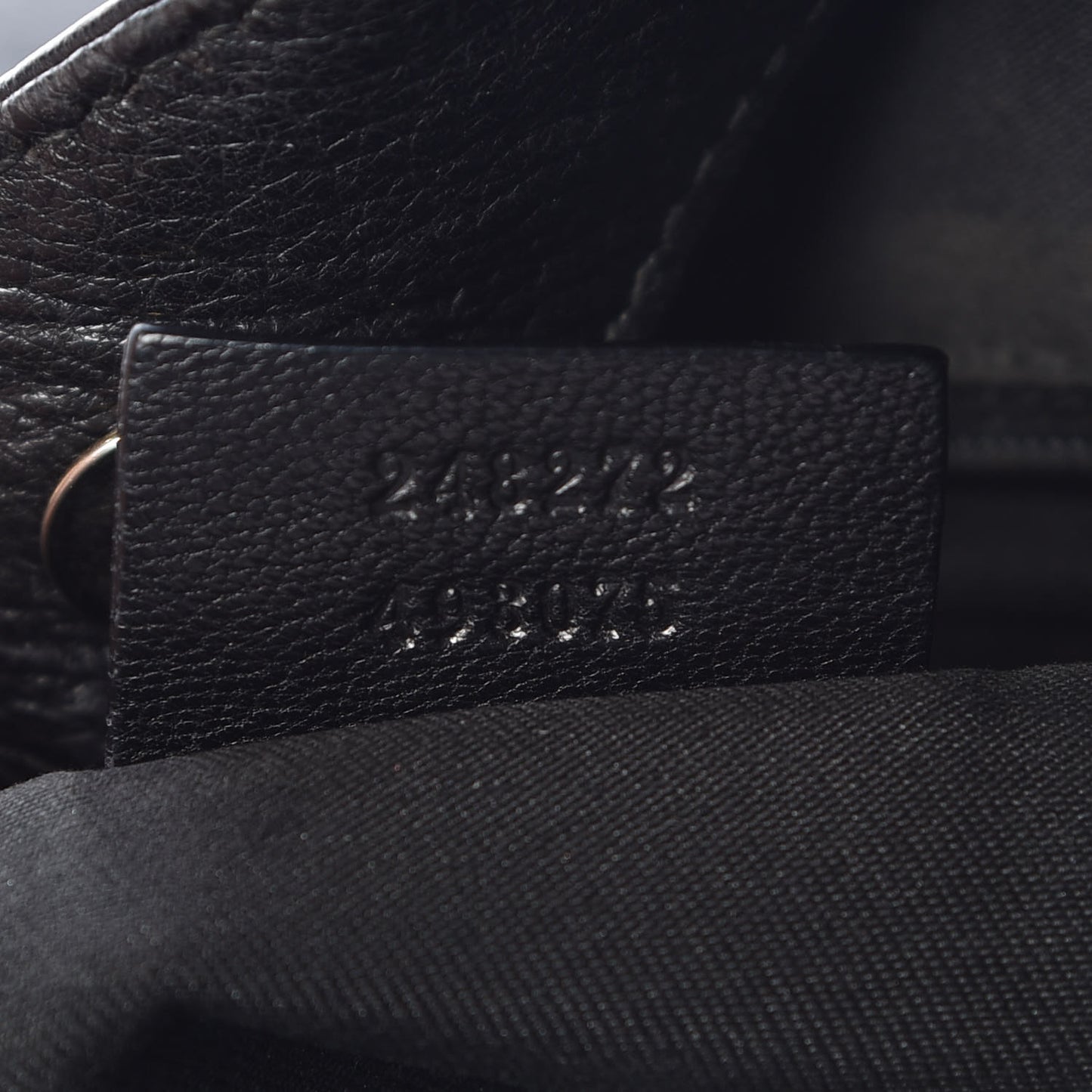 Guccissima Hobo Black