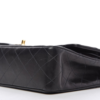 Chanel Lambskin Quilted Medium Double Flap Black 7 of 11