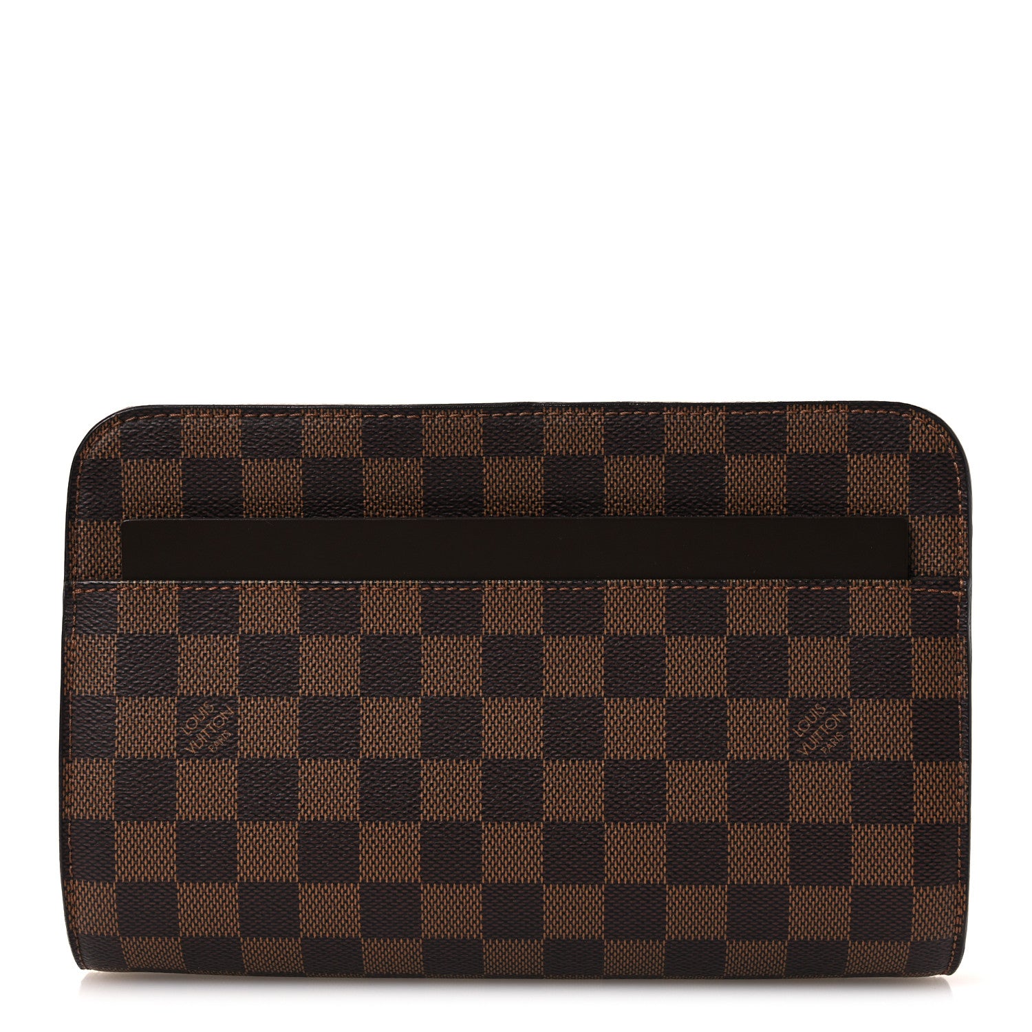 Louis Vuitton Damier Ebene Pochette Saint Louis Clutch 1 of 10