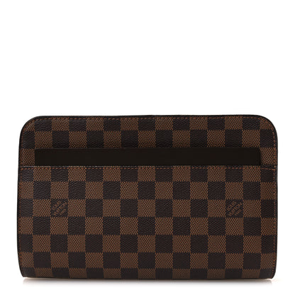 Louis Vuitton Damier Ebene Pochette Saint Louis Clutch 1 of 10