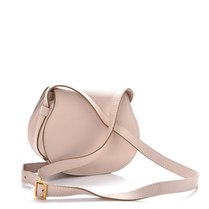 Chloe Calfskin Mini Marcie Round Crossbody Bag Abstract White 3 of 8