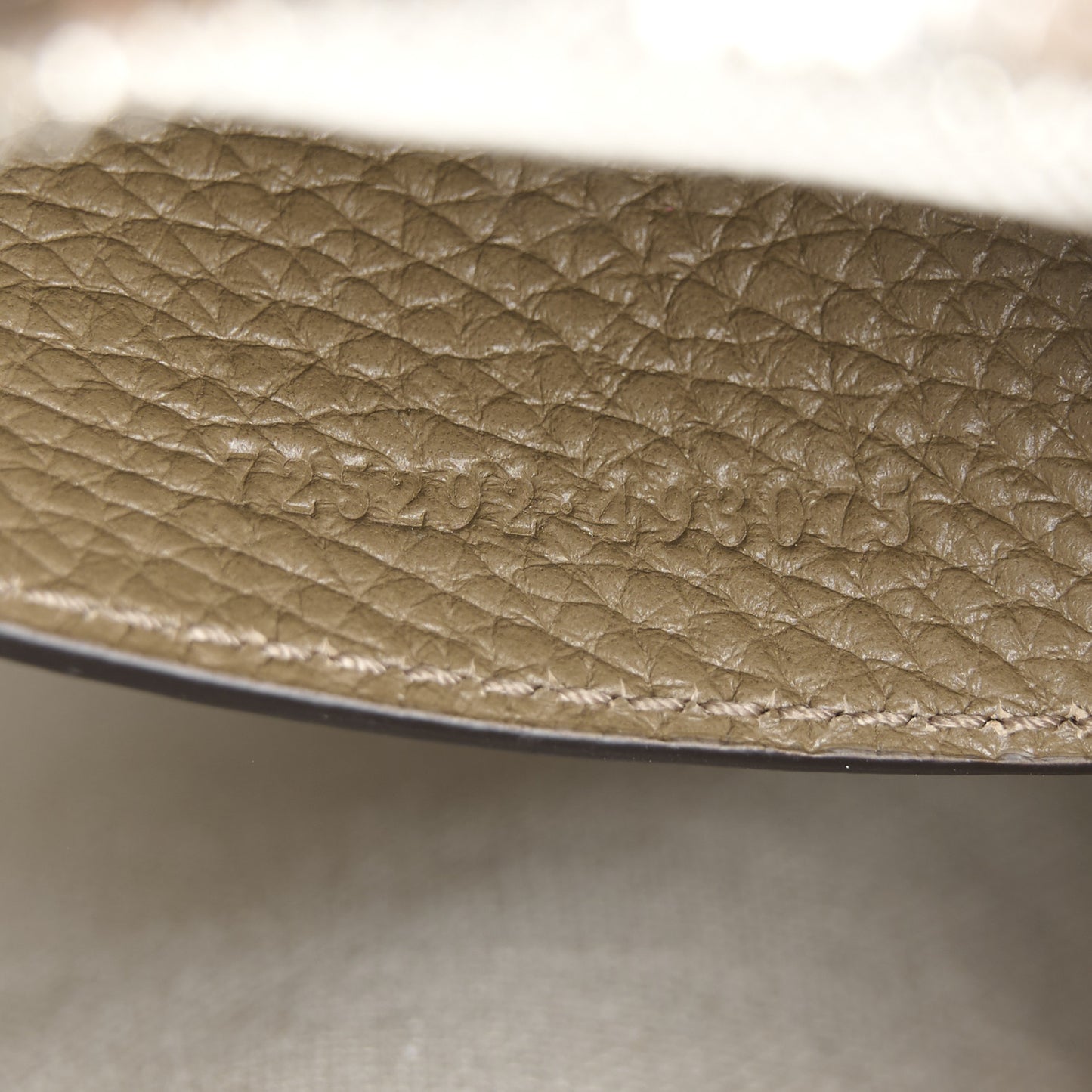 Piuma Calfskin Jumbo GG Embossed Mini Duffle Bag Good Taupe