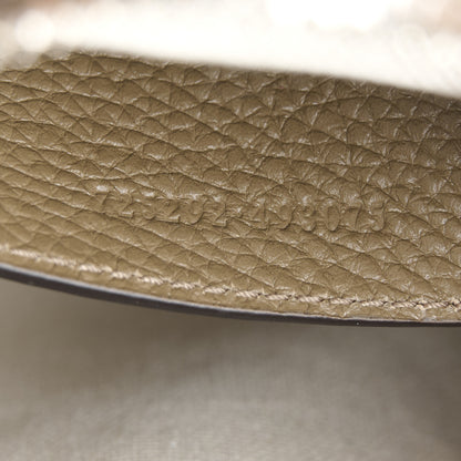 Gucci Piuma Calfskin Jumbo GG Embossed Mini Duffle Bag Good Taupe 8 of 11