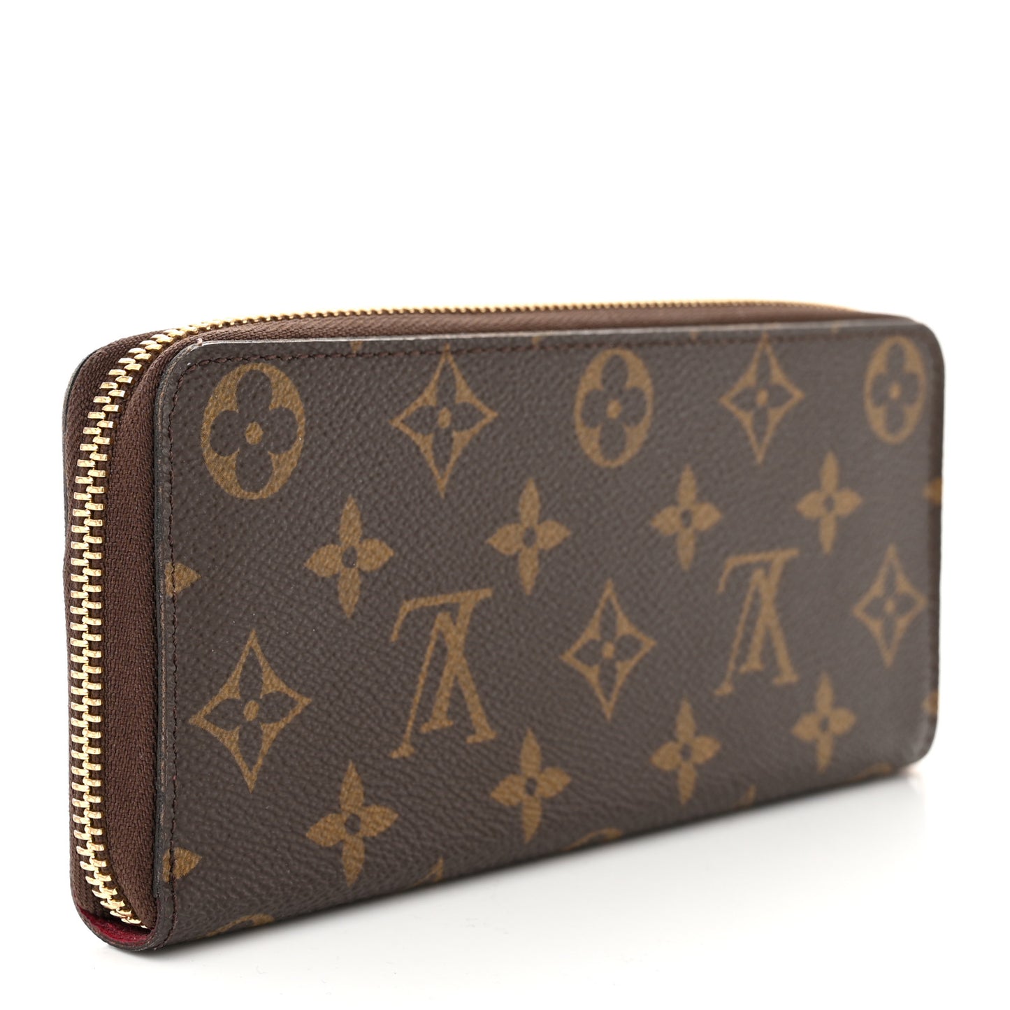 Monogram Clemence Wallet Fuchsia