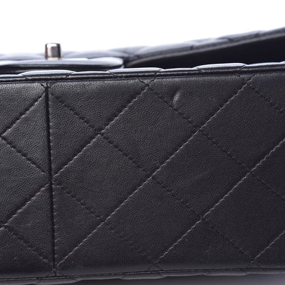 Chanel Lambskin Quilted Jumbo Double Flap Black 11 of 13