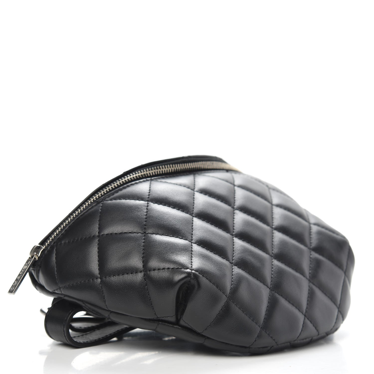 Chanel Calfskin Quilted Waist Belt Bag Black 4 of 9