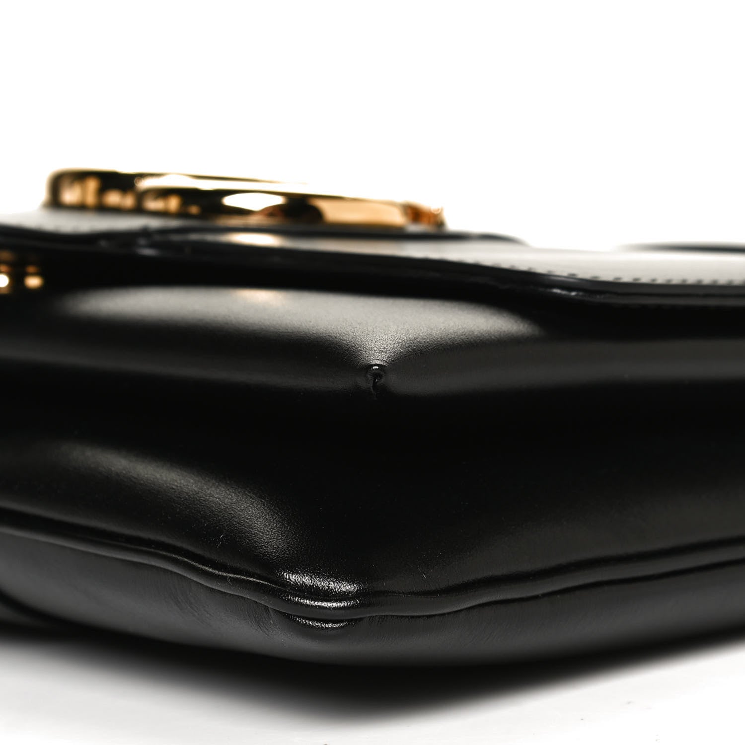 Gucci Vitello Palmellato Lux Small Arli Flap Shoulder Bag Black 11 of 13