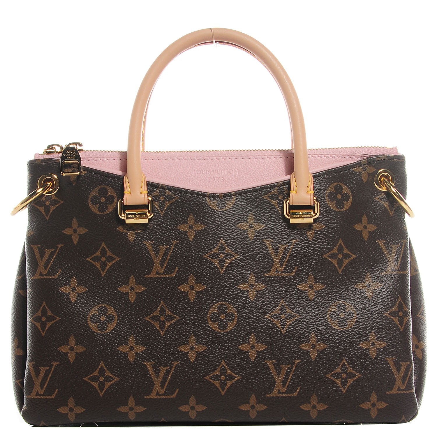 Louis Vuitton Monogram Pallas BB Rose Ballerine 1 of 9