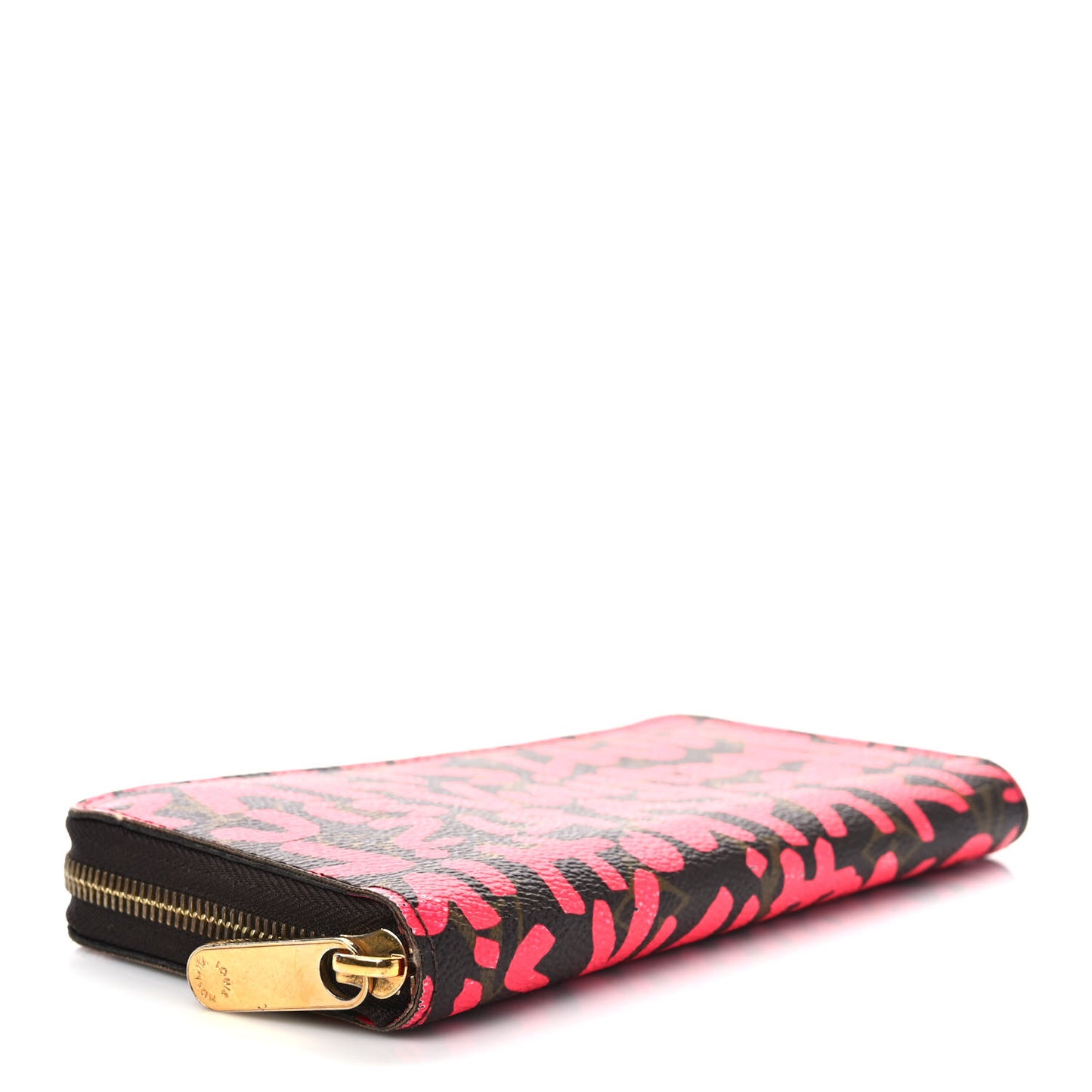 Monogram Graffiti Zippy Wallet Fuchsia