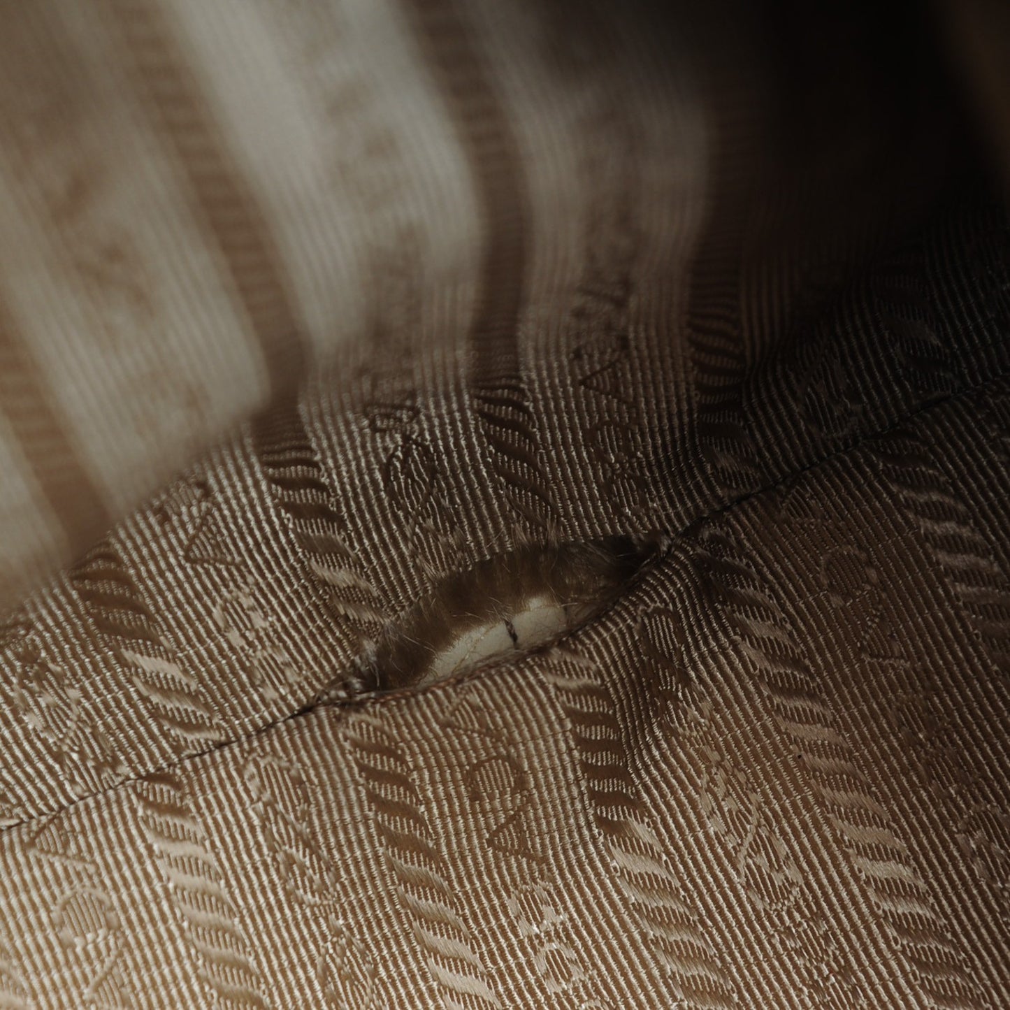 Saffiano Perforated Bauletto Cammello