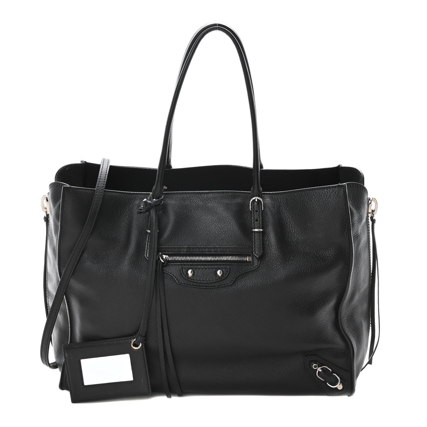 Veau Papier B4 Zip Around Tote Black