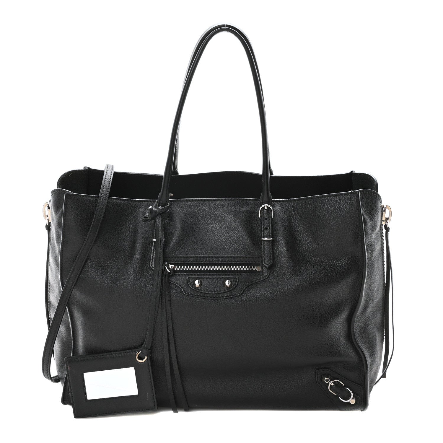 Balenciaga Veau Papier B4 Zip Around Tote Black 1 of 10