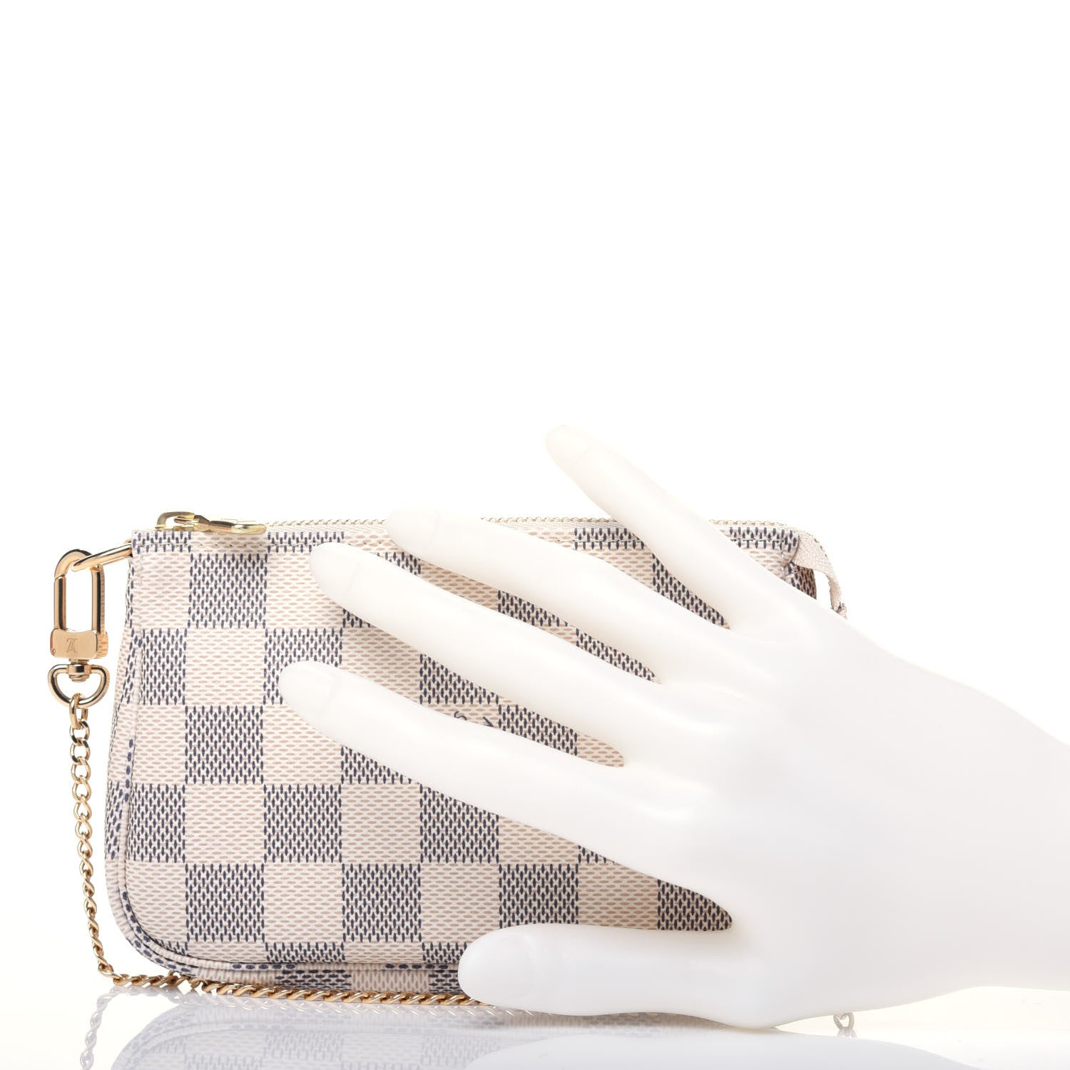Louis Vuitton Damier Azur Mini Pochette Accessories 2 of 10