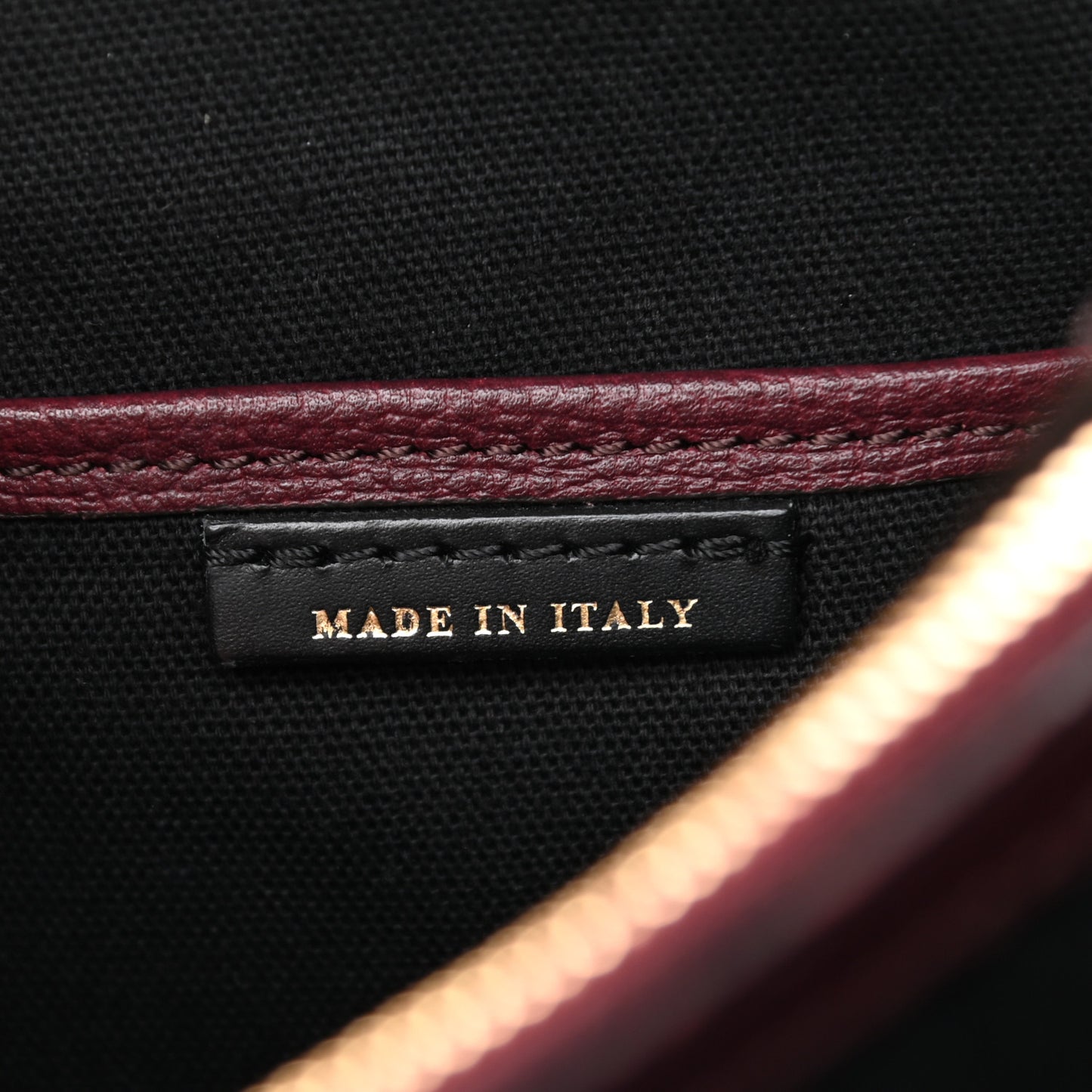Derby Calfskin House Check Medium Banner Tote Mahogany Red
