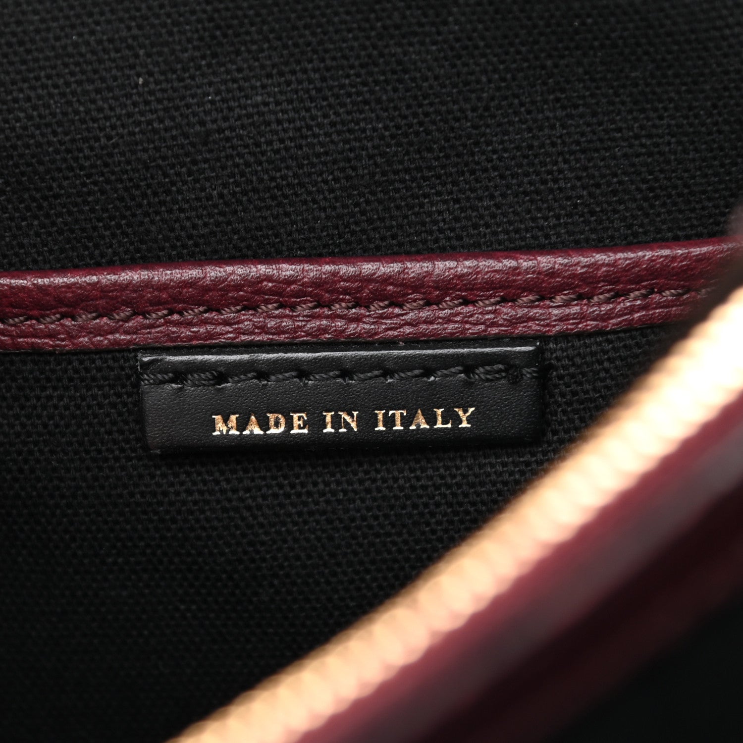 Burberry Derby Calfskin House Check Medium Banner Tote Mahogany Red 7 of 11