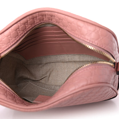Gucci Soft Microguccissima Mini Bree Messenger Bag Soft Pink 6 of 10