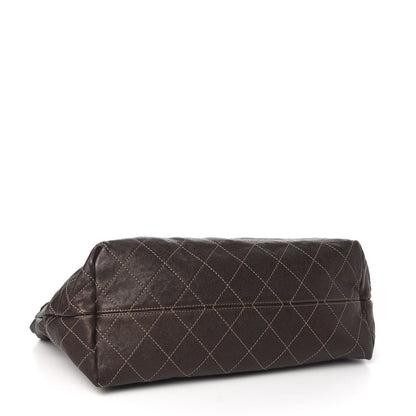 Chanel Metallic Calfskin Baby Coco Cabas Bronze 4 of 9