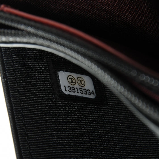 Aged Calfskin Reissue Wallet On Chain WOC Black