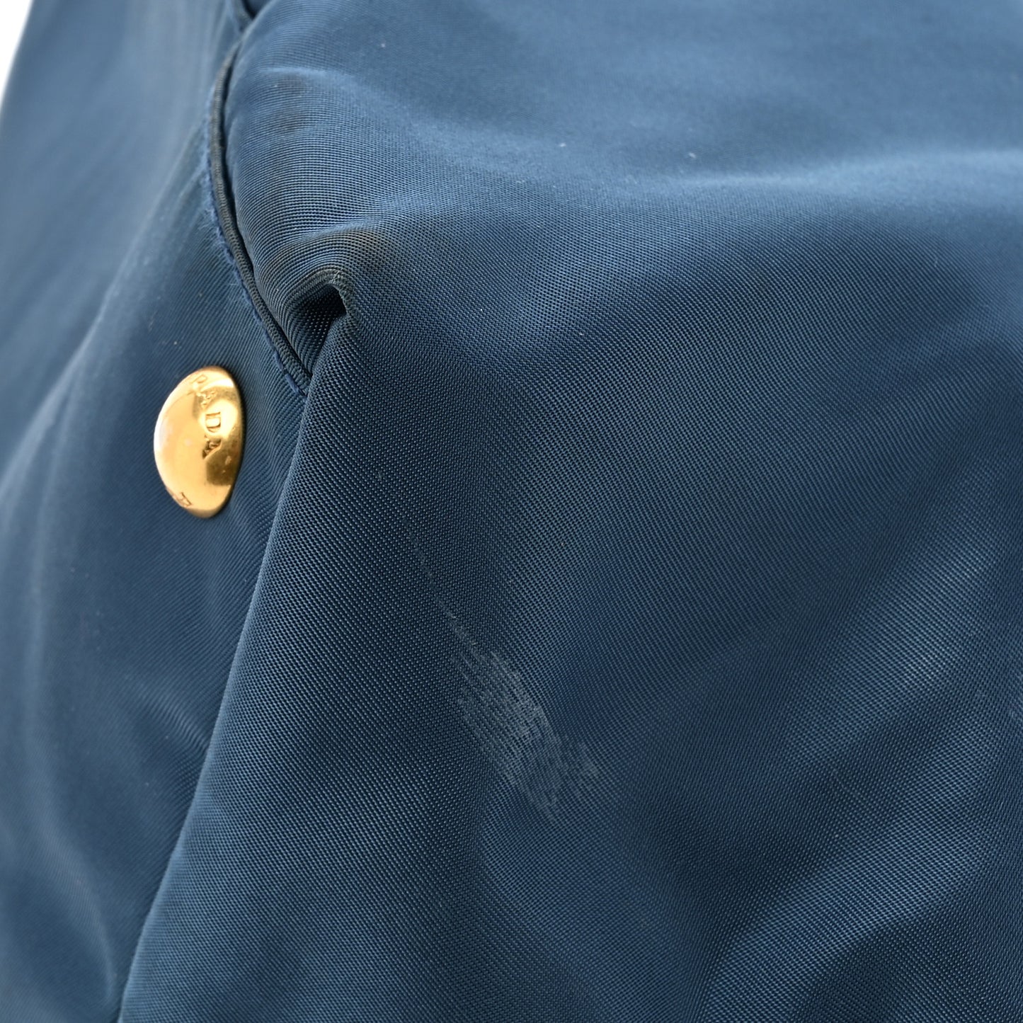 Tessuto Nylon Saffiano Tote Cobalto