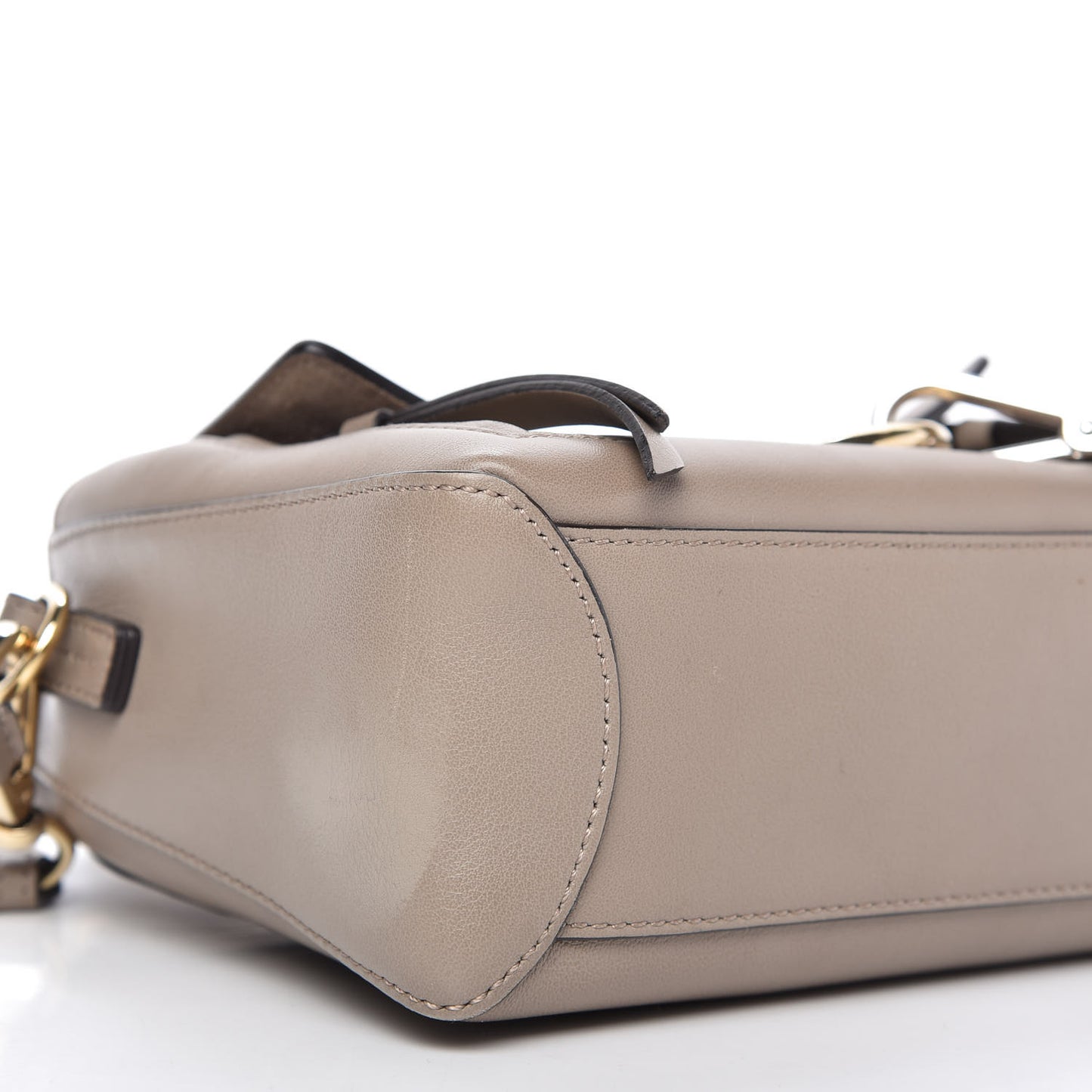 Calfskin Mini Faye Day Shoulder Bag Motty Grey