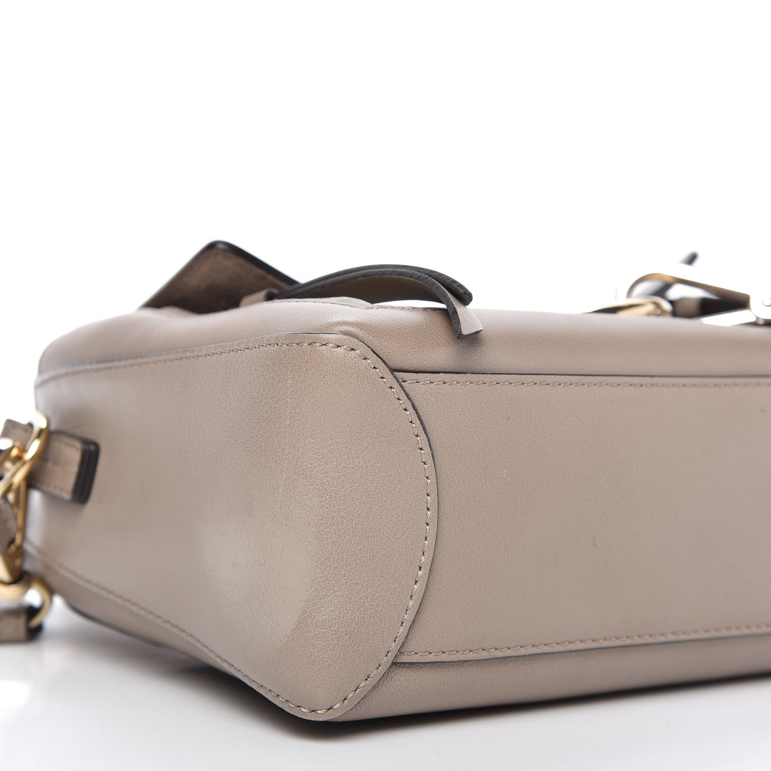Chloe Calfskin Mini Faye Day Shoulder Bag Motty Grey 7 of 12