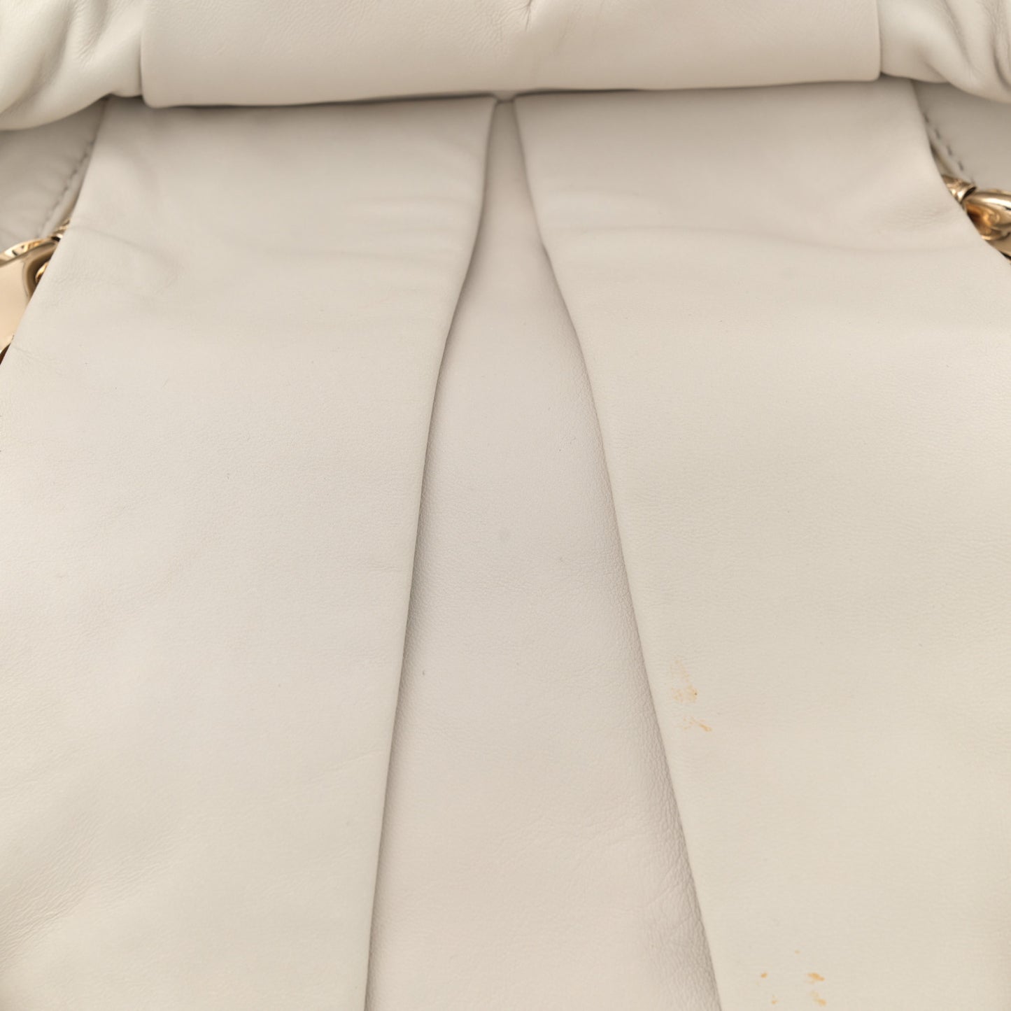 Calfskin Loubette Shoulder Bag White