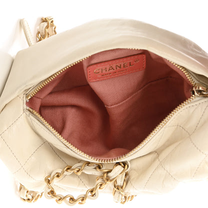 Chanel Calfskin Quilted Baluchon White 6 of 11