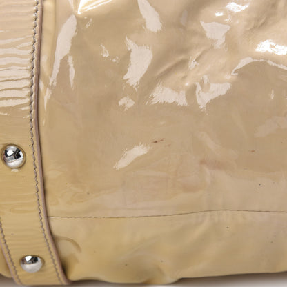 Miu Miu Vernice Gathered Tote Beige 12 of 13