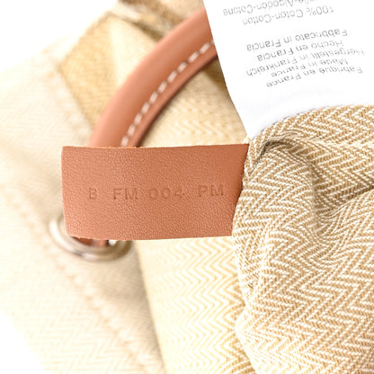 Hermes Canvas Swift Aline Grooming Bag Gold 7 of 10