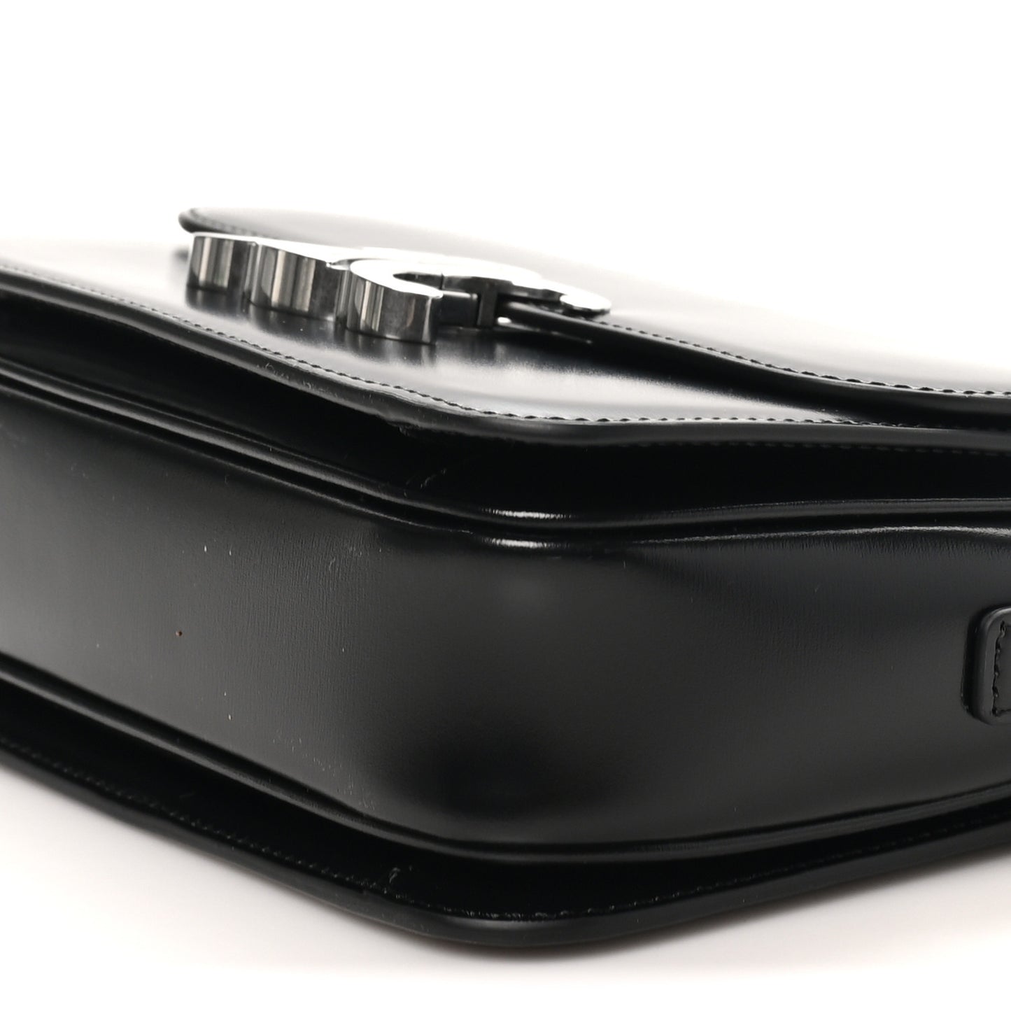 Shiny Calfskin Teen Triomphe Black