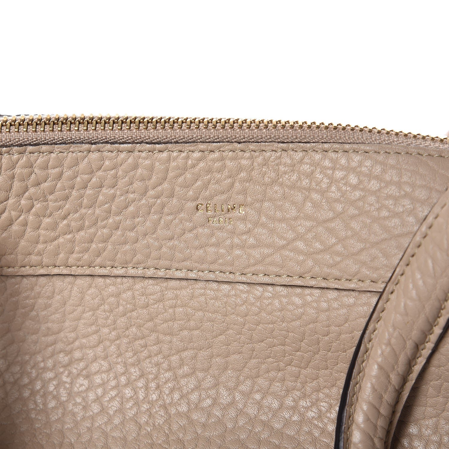 Celine Bullhide Calfskin Small Ring Bag Dune 8 of 9