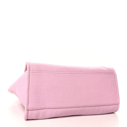 Chanel Mixed Fibers Medium Deauville Tote Dark Pink 4 of 13
