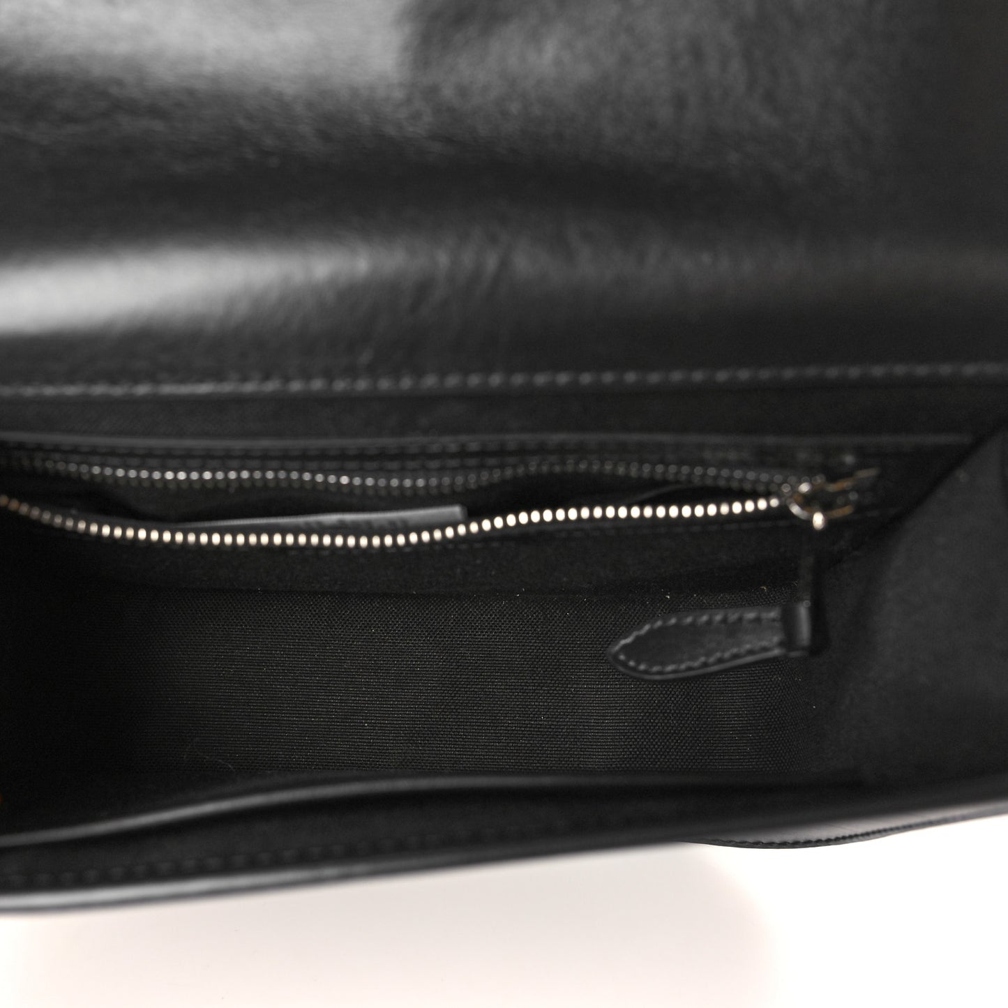 Calfskin Embossed Check Messenger Bag Black