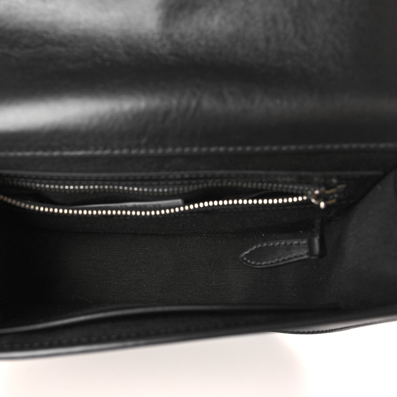 Burberry Calfskin Embossed Check Messenger Bag Black 5 of 9