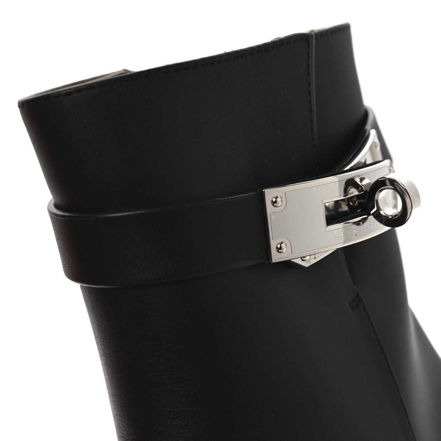 Hermes Calfskin Saint Germain Ankle Boots 36.5 Black 11 of 12