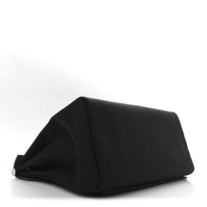 Hermes Military Toile Vache Hunter Herbag Cabin Zip Retourne 50 Black 4 of 10