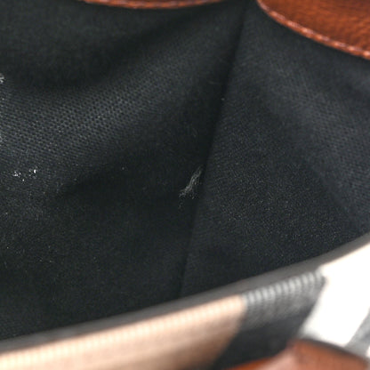 Burberry House Check Grainy Calfskin Medium Banner Tote Brown 4 of 13