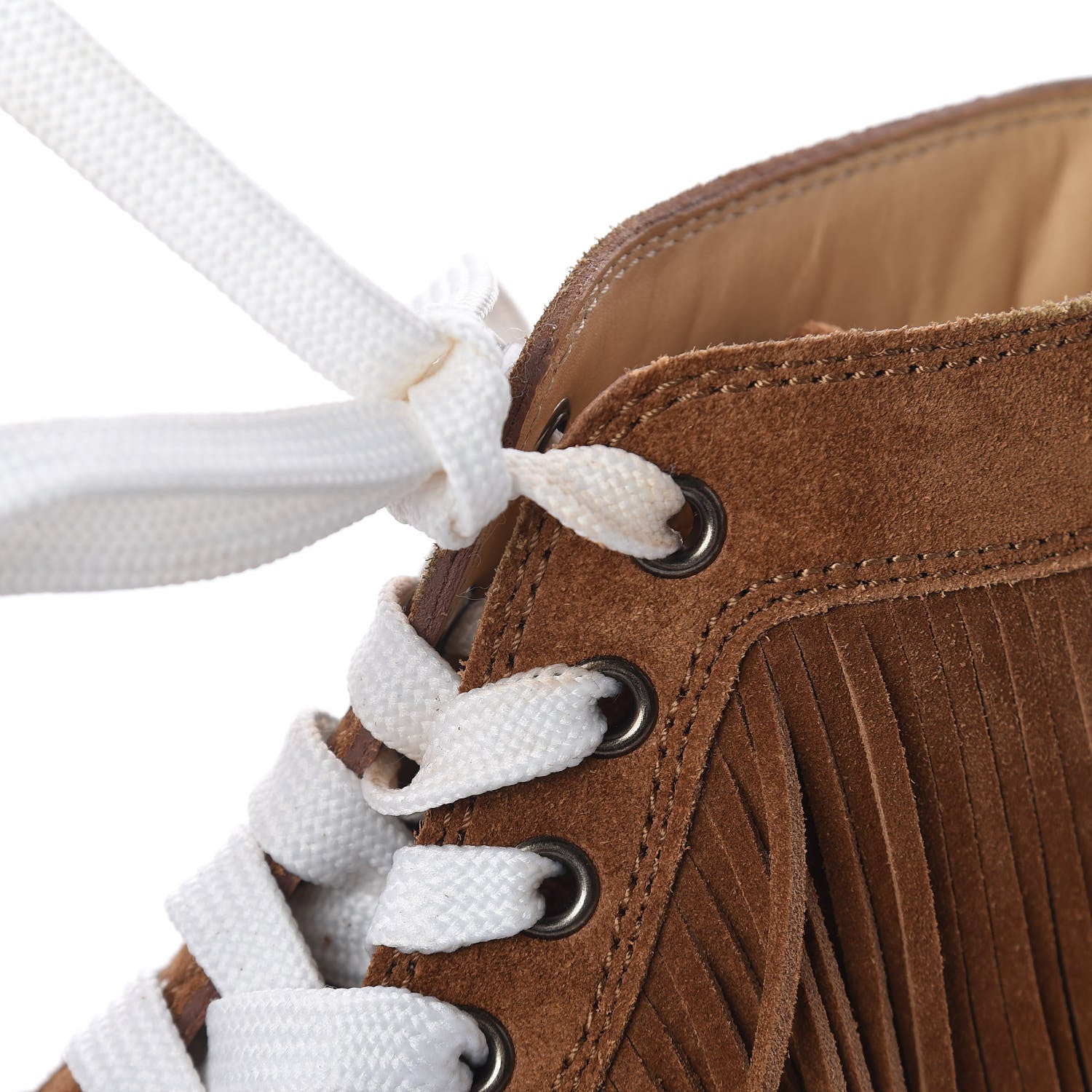 Christian Louboutin Suede Womens Coachelita Crosta Flat Sneakers 38.5 Indiana 10 of 12
