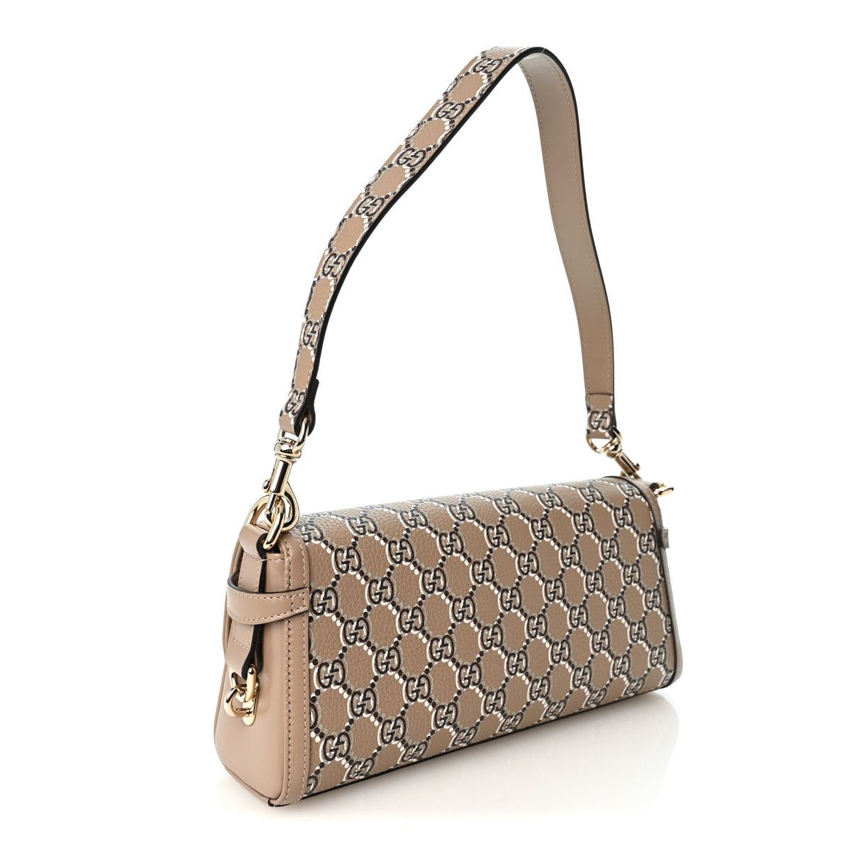 Gucci GG Shadow Monogram Small Luce Shoulder Bag Beige 5 of 19