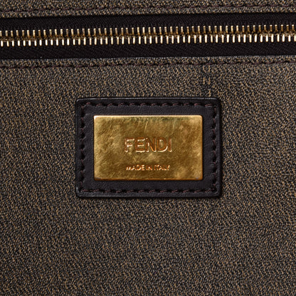 Fendi Zucca Spalmati Medium Roll Tote Tobacco Moro 6 of 10